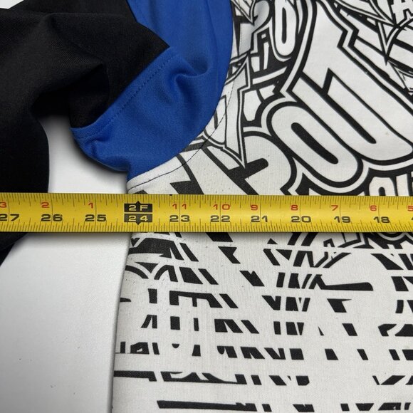 Tapout Sweatshirt Jacket Mens XXL 24x29 AOP Full Zip Grunge Y2K - Picture 12 of 13